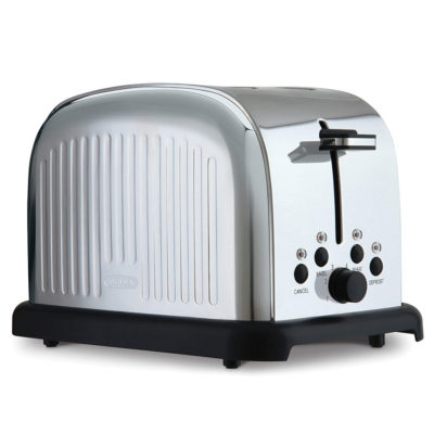 Bella Linea Stainless Steel 2-Slice Toaster – Silver Bella Linea Stainless Steel 2-Slice Toaster – Silver